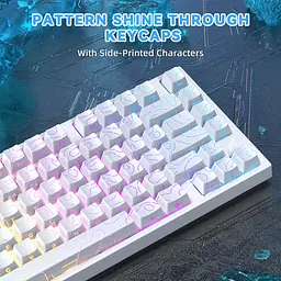 Ігрова дротова магнітна клавіатура Attack Shark R82 / Дротове підключення / Magnetic Switch / White - мініатюра 3