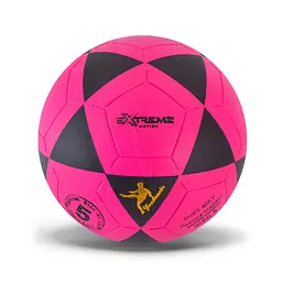 М'яч футбольний FB24521Pink розмір №5, ПВХ, 390 гр