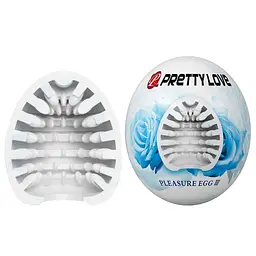 Мастурбатор - Pretty Love Pleasure Egg Masturbator White