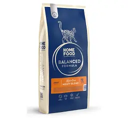 Корм для дорослих котів Home Food М'ясне асорті 10кг