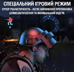 Бездротові ігрові навушники TWS M28/ Навушники із зарядним кейсом, мікрофоном і сенсорами/ Навушники геймерські - мініатюра 8