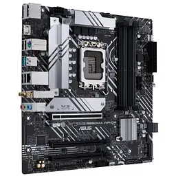 Материнська плата ASUS PRIME B660M-A WIFI D4 (PRIME B660M-A WIFI D4) (Socket 1700, Intel B660, Micro-ATX) - мініатюра 2