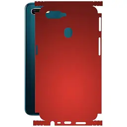 Захисна плівка StatusSKIN для Oppo A7 Корпус Вініл червона матова