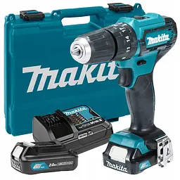 Шурупокрут з ударом акумуляторний Makita HP333DSAE (30 Нм, 0.8-10 мм, CXT)