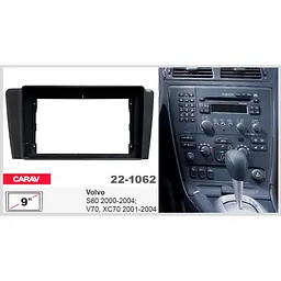 Перехідна рамка Volvo S60, V70, XC70 Carav 22-1062 - мініатюра 2