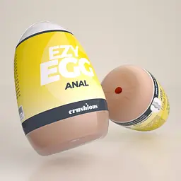 Мастурбатор Crushious Ezy Eggs Anal (тілесний) - мініатюра 7