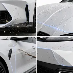 Антигравійна захисна бронеплівка за лекалами для BMW M4 G82/G83 facelift 2024- передня частина авто (капот бампер фари крила) - мініатюра 2