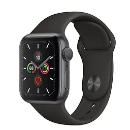 Смарт-годинник Apple Watch Series 5 GPS 40mm Space Gray Aluminum w. Black b.- Space Gray Aluminum (MWV82) - мініатюра 2