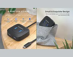 USB-хаб REAL-EL CQ-407 4 ports - мініатюра 9