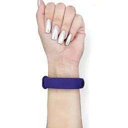 Силіконовий ремінець BeCover для Xiaomi Mi Smart Band 9 Dark Purple (711940) - мініатюра 5