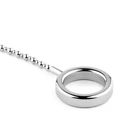 Анальна пробка B - Series HeavyFun Jewellery № 4, 43 см (сріблястий) - мініатюра 5