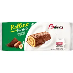 Мини рулеты Balconi Rollino Nocciola с орехом 222 г