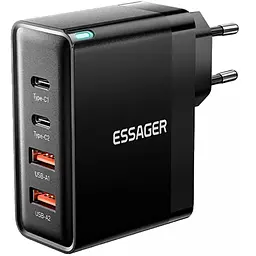 Зарядний пристрій Essager GaN2 Pro потужний QC PD 100W 20V 5A