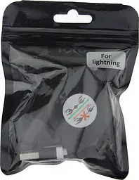 Кабель TOTO TKX-67 Flat USB cable Lightning 1m Black