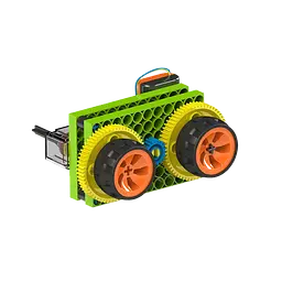 Конструктор Zephyr Blix Gear Box поліпропіленовий розвивальний з моторчиком 100 елементів 10 моделей - мініатюра 5