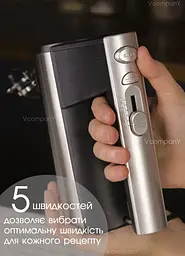 Миксер ручний Bitek 250 Вт чорний - мініатюра 4