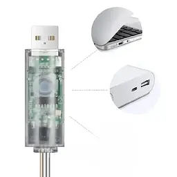 Гірлянда-штора Зіркопад USB, 3х3м, різнокольорова, 300 LED, 8 режимів світіння, IP44, пульт керування, XPRO (234575729_313) - мініатюра 1