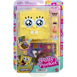 Набір Mattel Polly Pocket Губка Боб Квадратні штани з мікрофігурками (JKC84) - мініатюра 5