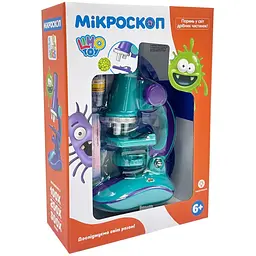 Дитячий навчальний мікроскоп Limo Toy з аксесуарами та підсвіткою, збільшення 100–300 крат, набір юного дослідника - мініатюра 4