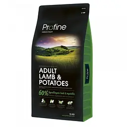 Сухий корм Profine Adult Lamb 15 кг гіпоалергенний корм з ягням та картоплею для дорослих собак - мініатюра 2