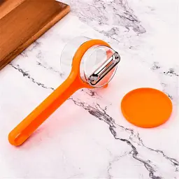 Ніж Splash Proof Knife для чищення овочів і фруктів з контейнером Orange (14965) - мініатюра 6
