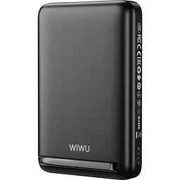 Зовнішній акумулятор WiWU Wi-P043 10000mAh Black [125062] - мініатюра 2