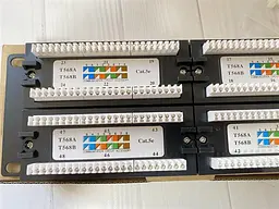 Патч-панель ATcom P5148 19" 48хRJ-45 UTP 2U cat.5е - мініатюра 3