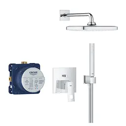 Душова система прихованого монтажу Grohe Eurocube з Tempesta 250 Cube 25289000, Хром - мініатюра 2