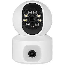 Камера бездротова поворотна GreenVision GV-186-GM-DIG40-10 PTZ 2MP + 2MP два об'єктиви (lp21379)