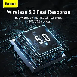 Адаптер Bluetooth 5.0 USB контролер Baseus Wireless Adapter BA04 ZJBA000001 - мініатюра 6