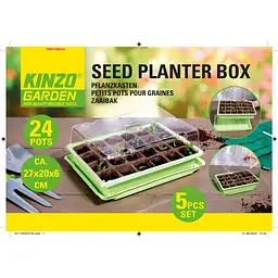 Міні-теплиця Kinzo Garden 24 комірки - мініатюра 5