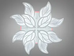 Візуально приваблива LED-люстра з димером та підсвічуванням, потужністю - мініатюра 2