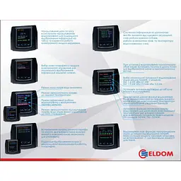 Водонагрівач Eldom GALANT DRY 80 3x 1000 W DV080DW-W ELDOM - мініатюра 6