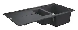 Кухонна мийка Grohe K400 из композита 31642AP0, Чорний матовий - мініатюра 2