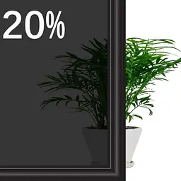 Тонувальна плівка Професійна VLT 20% IR 60% UV 90% Ширина 50 см Довжина 1 Метр Антицарапка (AS20) - мініатюра 3