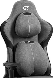 Геймерське крісло GT Racer X-2308 Fabric Gray/Black (X-2308 Fabric Gray/Black) - мініатюра 2