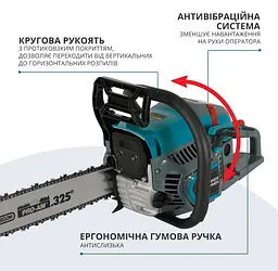 Бензинова пила Konner&Sohnen KS CS21G-16-1 - мініатюра 11