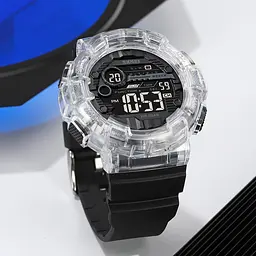 Наручний годинник чоловічий 2110WT White Skmei acs0030269 - мініатюра 3