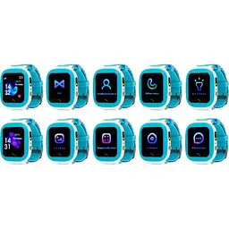 Дитячий годинник з сим картою AmiGo GO004 Splashproof Camera+LED блакитні - мініатюра 4