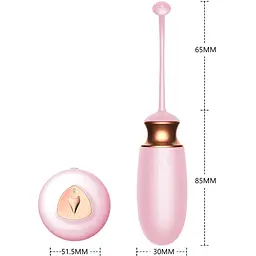 Віброяйце B - Series Fox Love Egg 15 см рожевий - мініатюра 11