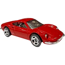 Базова машинка Hot Wheels Ferrari Dino 206 GT червона (5785) JJH56-N521 - мініатюра 2