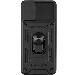 Чохол Ummi Camshield Serge Ring для Samsung Galaxy A03s Чорний / Black - мініатюра 2