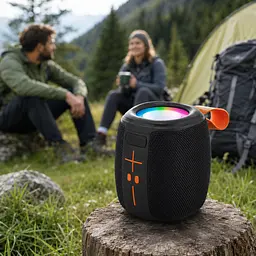 Колонка Bluetooth KTS-2310 / Акустика з Bluetooth / Акумуляторна колонка з LED підсвічуванням - мініатюра 4