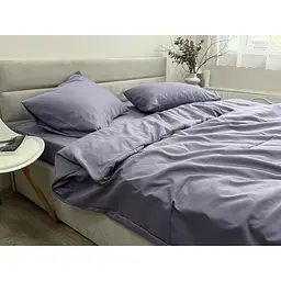 Комплект постільної білизни Ecotton Nid Purple євро полісатин бузковий (25193) - мініатюра 2