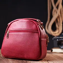 Жіноча шкіряна сумка Vintage 20х19х9 см sum0020314 - мініатюра 9
