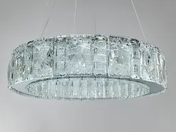 Підвісна люстра LED Diasha 585/500HR хром 55 Вт пульт - мініатюра 3