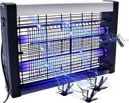 Лампа інсектицидна Led Insect Killer LK-12, знищувач комарів і мух, електроловушка, 12 Вт, площа до 20 м² - мініатюра 3