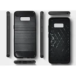 Чохол PRIMO Carbon Fiber Series для Samsung S8 Plus (SMG955) Black - мініатюра 2