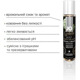 Змазка на водній основі System JO Gelato Mint Chocolate (30 мл) - мініатюра 3