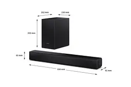 Саундбар із бездротовим сабвуфером SHARP HT-SBW121 Black - мініатюра 8